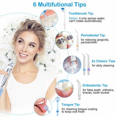 OEM Battery Operated H2ofloss Cordless Oral Irrigator For Dental Care