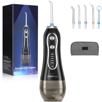 OEM Rechargeable Ultrasonic Water Flosser With Detachable Reservoir