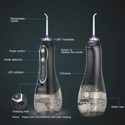 5 Modes Cordless Oral Irrigator , Ipx7 Waterproof Rechargeable Water Flosser