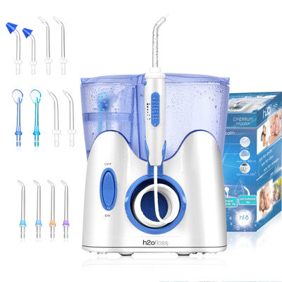 Countertop Water Flosser Family Teeth Cleaning  With 12 Nozzles