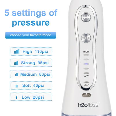 Professional Cordless Water Flosser Rechargeable Portable H2ofloss