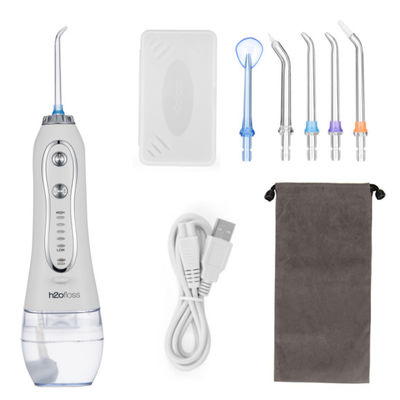 ABS Water Jet Flosser Tooth Pick 3-5h Charging Time With Multimodes