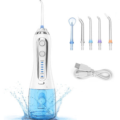 H2Ofloss Portable Dental Oral Irrigator With 5 Nozzles