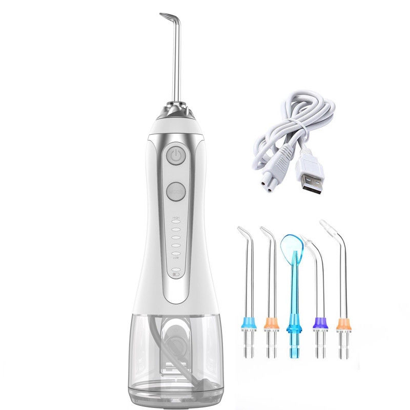 300ml OEM / ODM Cordless Water Flosser Rechargeable 5 Modes