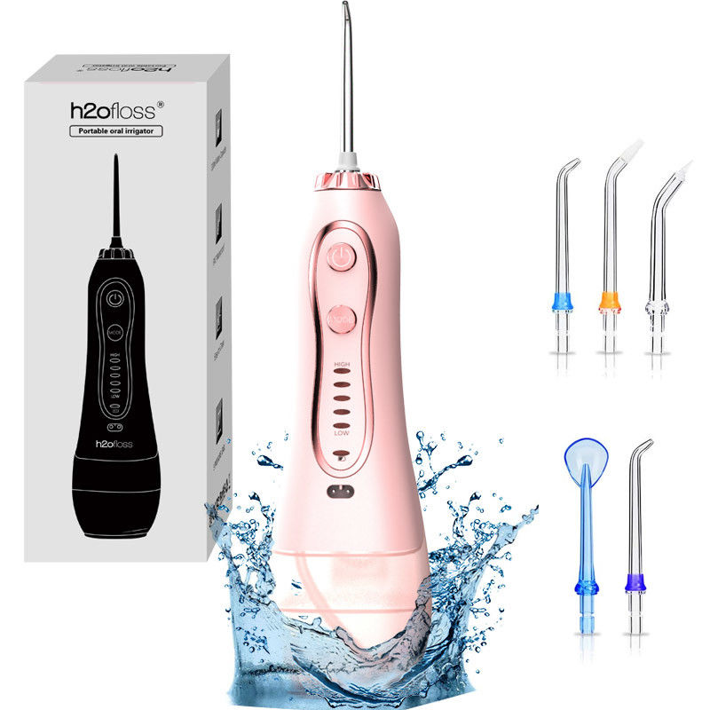 2500 Mah Battery Operated Water Flosser 5 Modes For Outsides And Home Usage