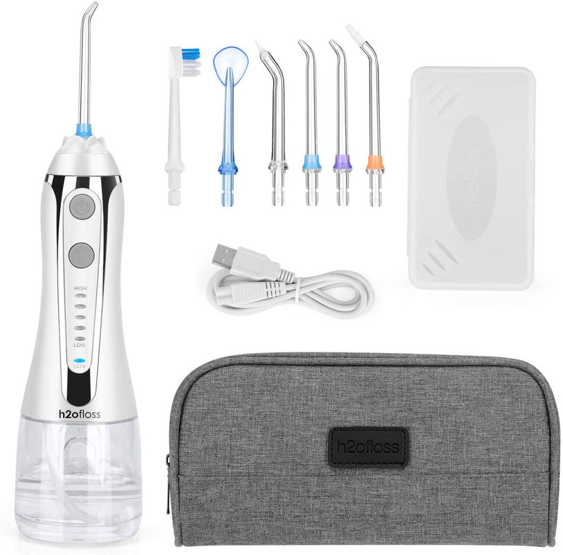 OEM / ODM 300ML Ultrasonic Water Flosser With Optional Nozzles