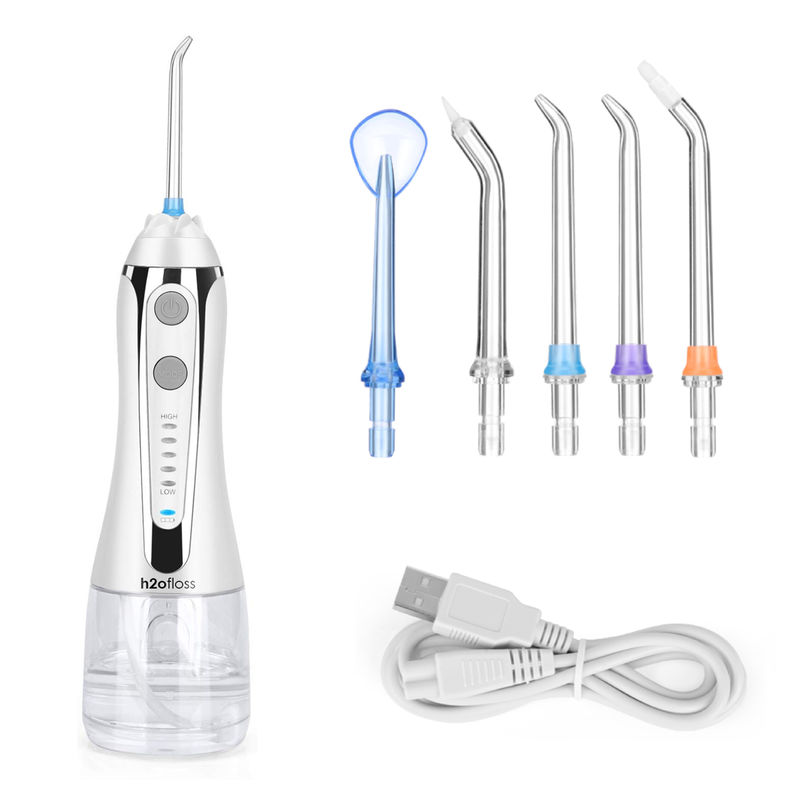 2500 mAh Battery Operated Water Flosser Dental Spa Oral Irrigator For Oral Clean