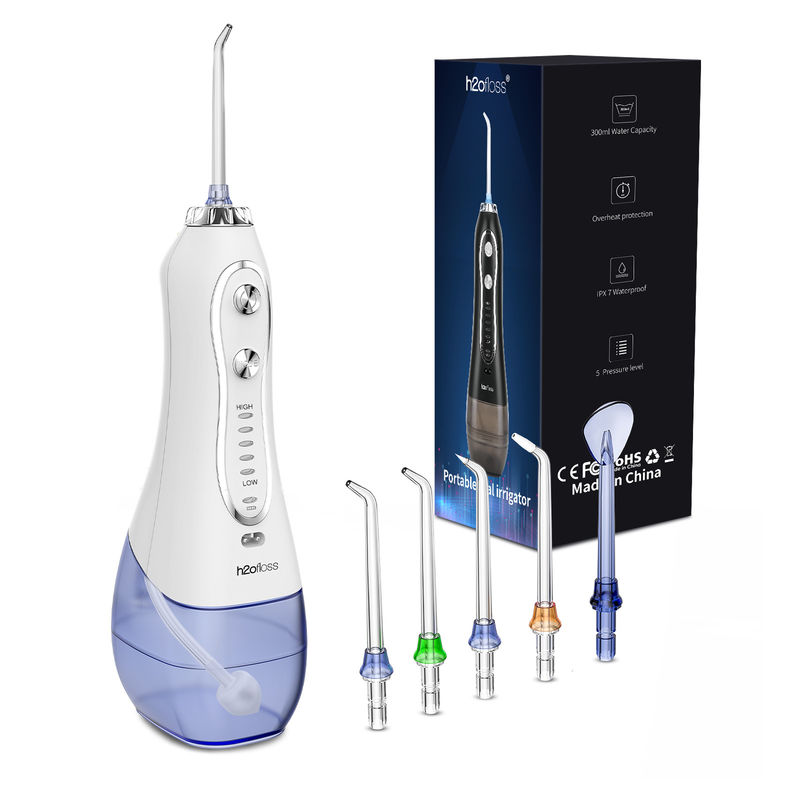 Oral Irrigator Dental Water Flosser 1200-1400 times/Min With 300ML Water Tank