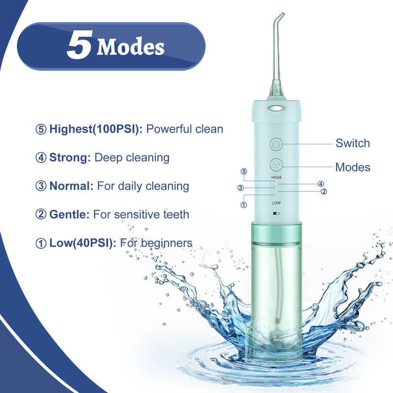 MINI Stretchable Portable Cordless Water Flosser 200ml Water Tank