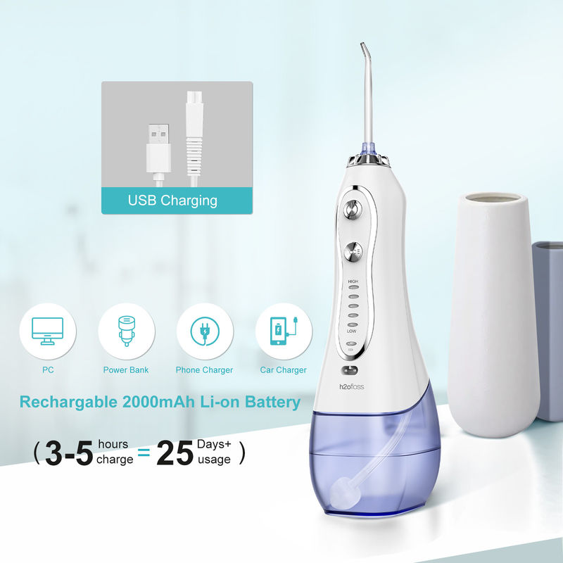 rechargeable portable oral irrigator cordless for travel CE FCC RoHS Approved