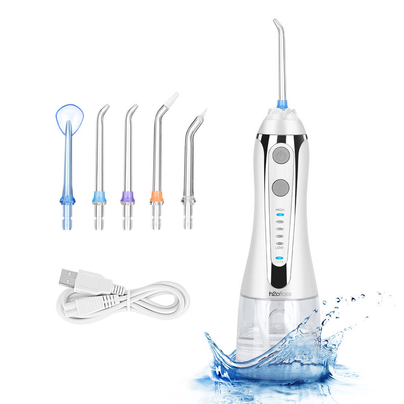 ABS Water Flosser Oral Irrigator 2000mA With 5 Nozzles