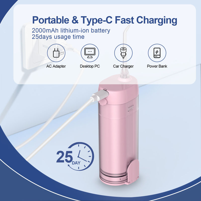 Oem Travel Water Flosser With Usb C Charging Cable