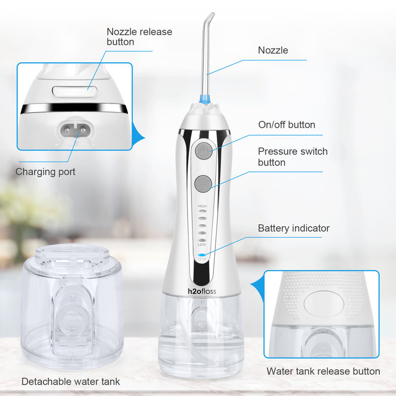 Usb H2ofloss Dental Cleaning Water Jet , Ultra Professional Water Flosser