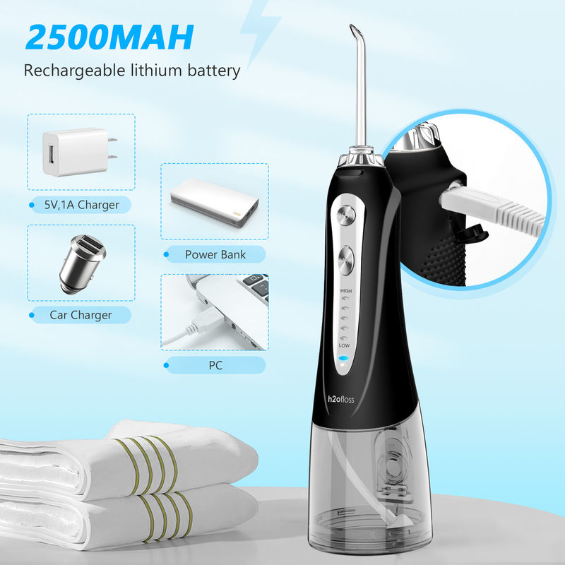 PC Rechargeable Water Flosser IPX7 Waterproof With Multiple Modes
