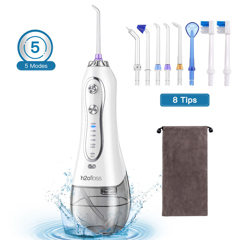 handheld Cordless Rechargeable Water Flosser 1280times/min For Cleaning Teeth