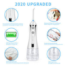 ABS Water Flosser Professional Cordless Dental Oral Irrigator 360 rotated