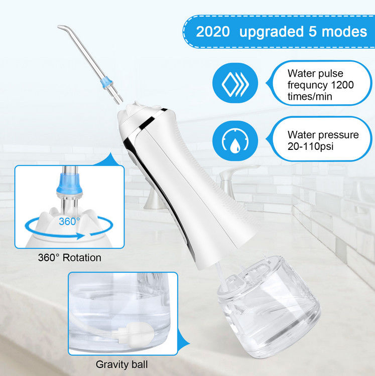 1400 pulse/min H2Ofloss Water Flosser , Multimode dental spa water flosser