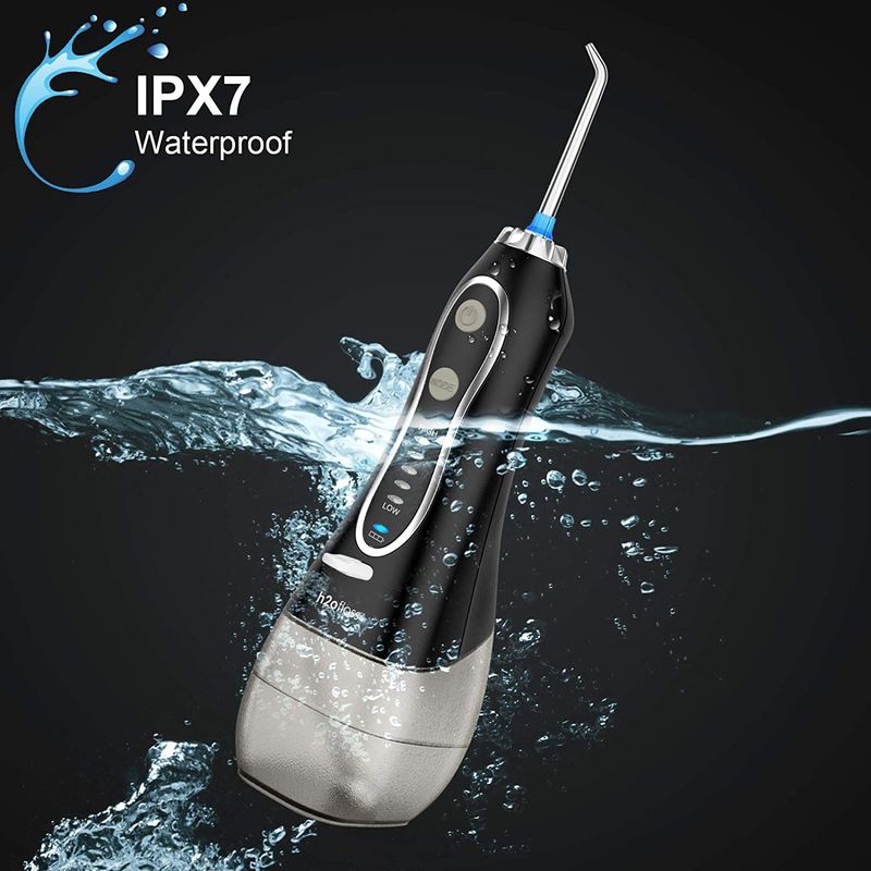 Rechargeable H2Ofloss Water Flosser 40 - 140PSI Water Pressure IPX7