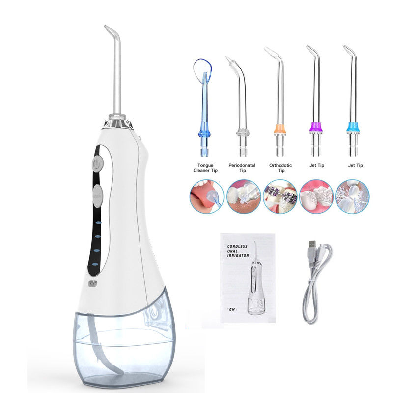dental Oral Irrigator Cordless Water Flosser Portable PC Material