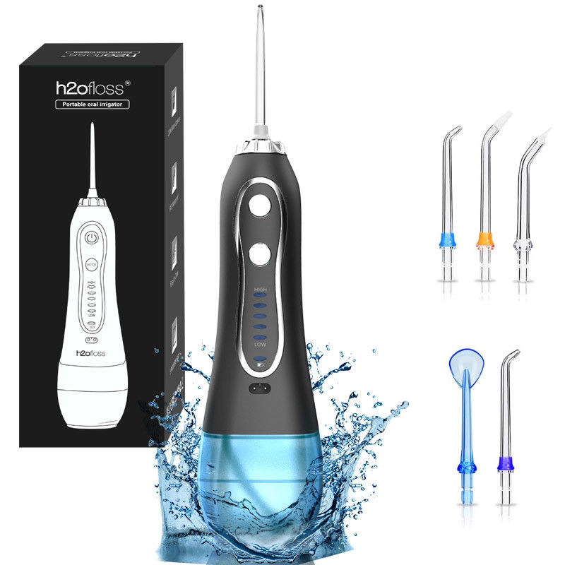 Rechargeable Water Jet Spray For Teeth IPX 7 Waterproof  Overheat Protection