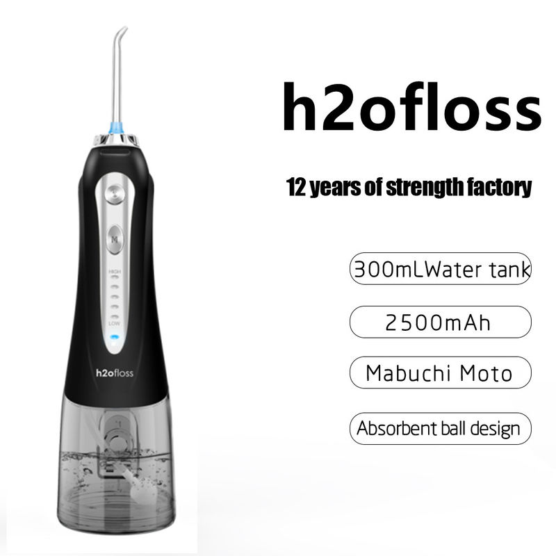 Waterproof H2Ofloss Cordless Water Flosser Rechargeable For Travel