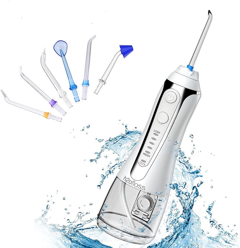 Portable Cordless Battery Operated Water Flosser 40 - 140PSI For Oral Care