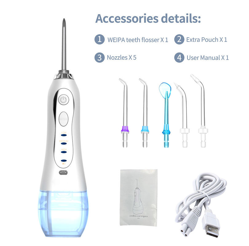 IPX7 Cordless Portable Rechargeable Water Flosser