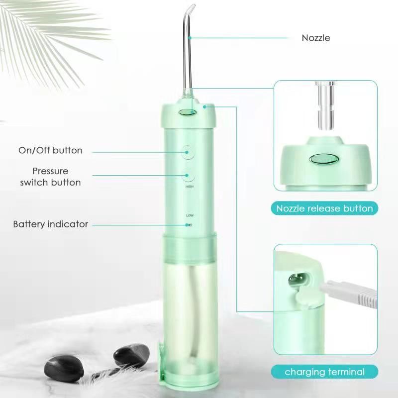 Mini Telescopic Rechargeable Water Flosser Cordless Portable