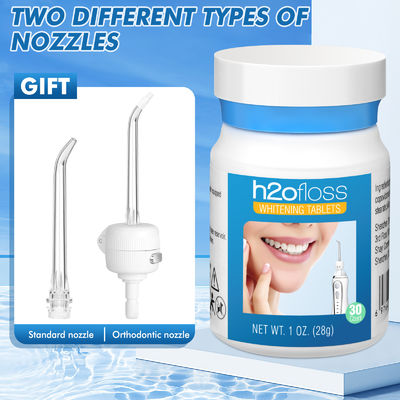 Good price H2ofloss Organic 30 Pcs Teeth Whitening Tablets Oral Care Fresh Breath Toothpaste online