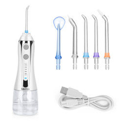 Good price 5 Modes Oral Irrigator Water Flosser Portable Dental Care With 5 Nozzles online